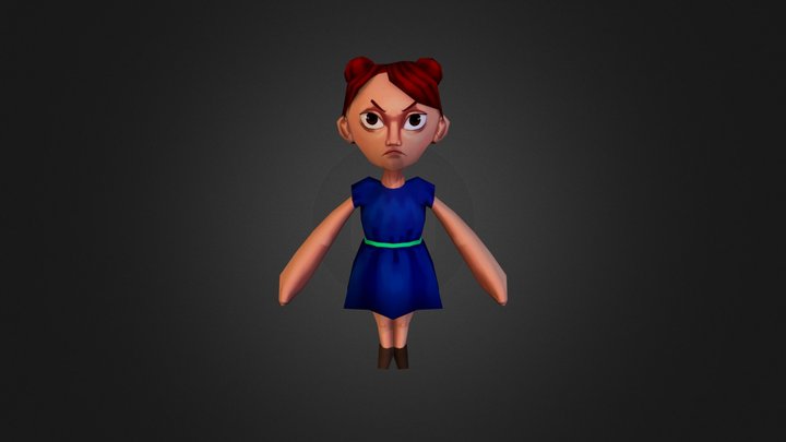 main girl 3D Model