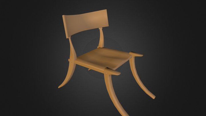 Klismos Chair 20140718 3D Model