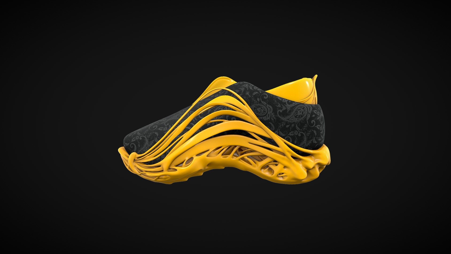 Concept sneaker 2 - 3D model by KasAndr [0d9b5ca] - Sketchfab