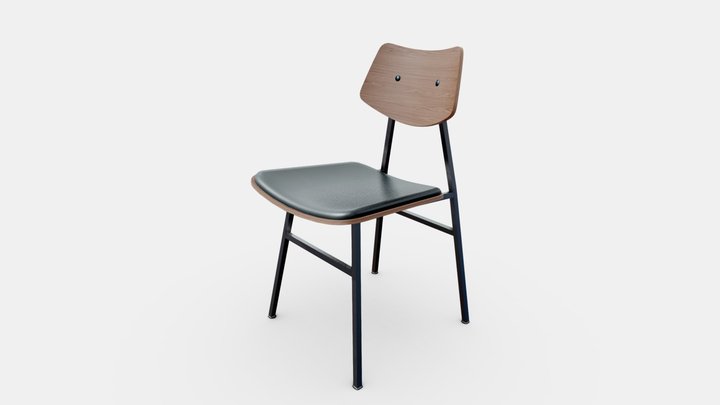 Rex Kralj 1960 Dining Chair junior 3D Model