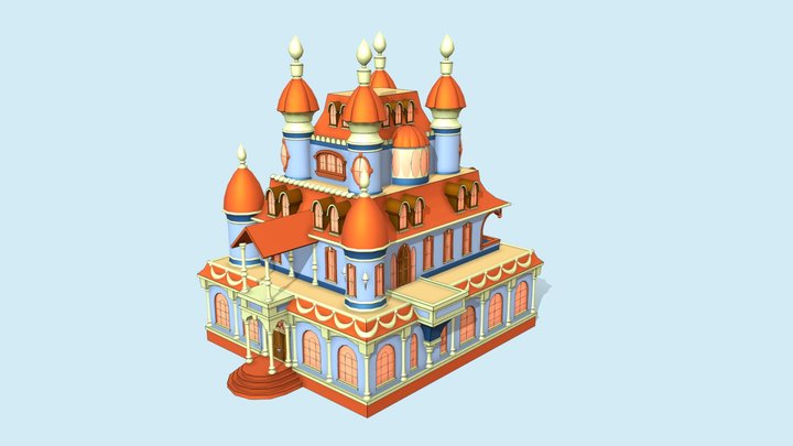 The Delightful Mansion From Down the Lane (WIP) 3D Model