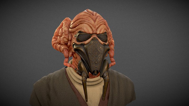 Jedi Master Plo Koon 3D Model