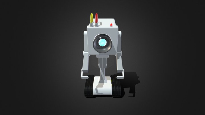 Butter_Robot_Rick y Morty 3D Model