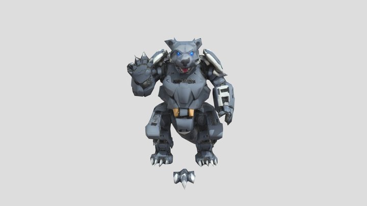 MechaBearzilla 3D Model