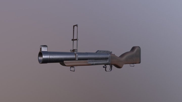 M79 Grenade Launcher 3D Model