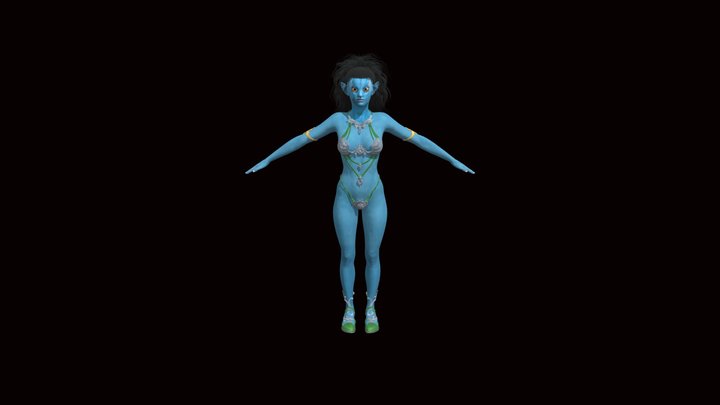 Avatar Femelle2 3D Model