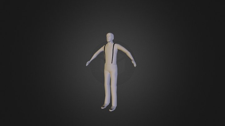 Homme Low poly  3D Model