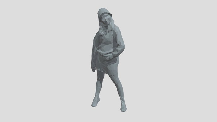 Lowpoly Female Standing