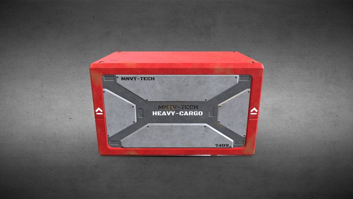 SCI-FI Cargo Case 3D Model