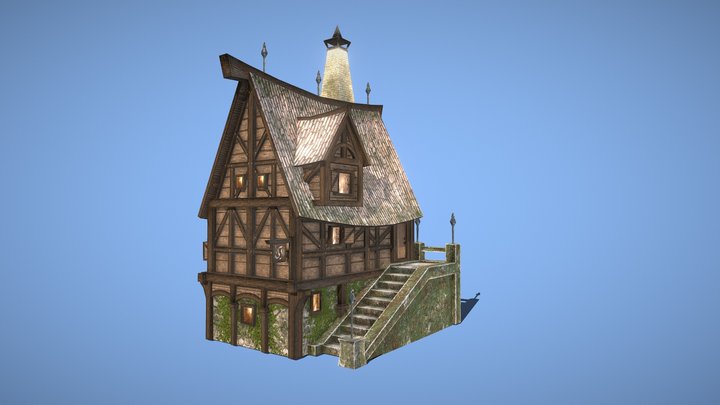 "Medieval House" by mkaplunow 3D Model
