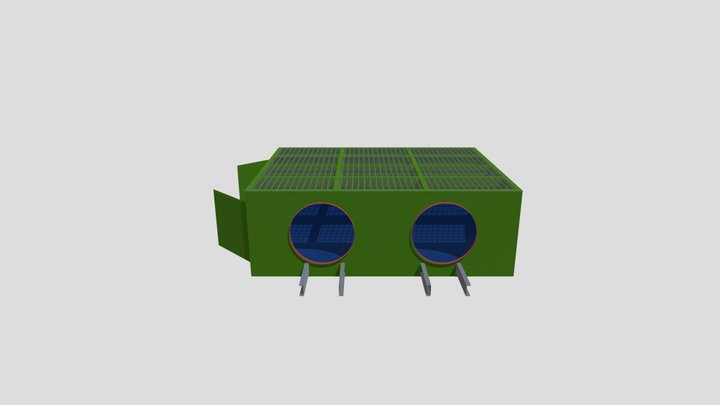 终稿风管机 3D Model