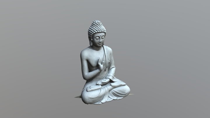 Budha Statue 3D Model