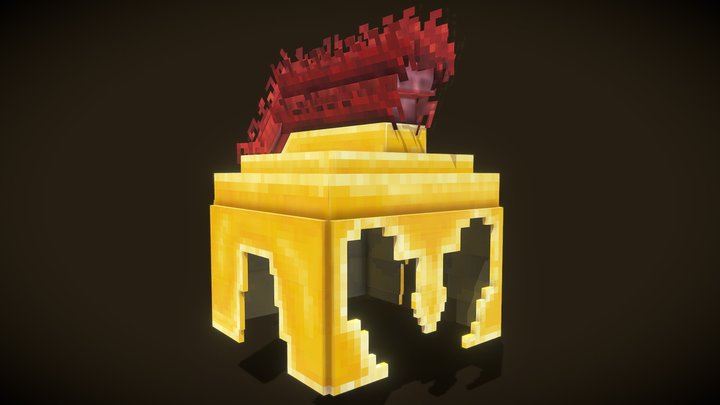 Spartan Minecraft 3D Helmet 3D Model