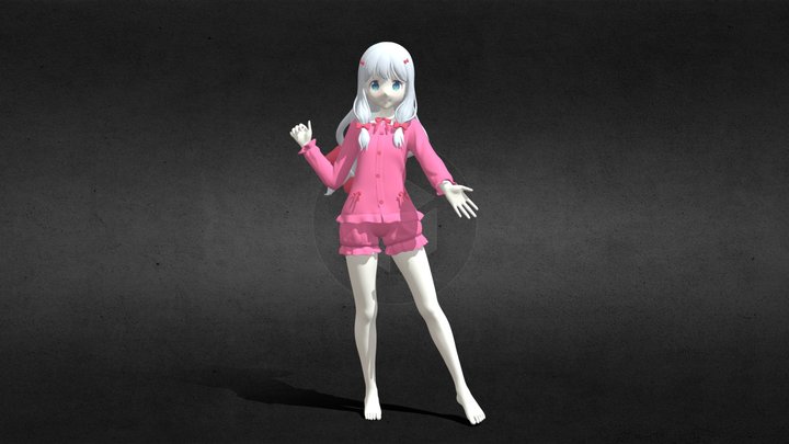 Sagiri 3D Model