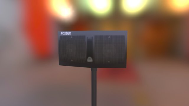 speaker 3D Model