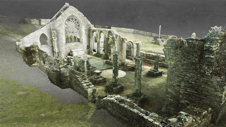 Chapelle de Languidou Plovan Finistère 3D Model