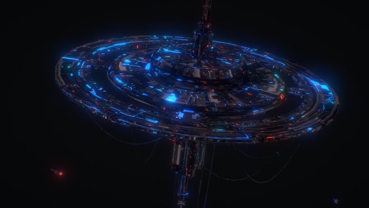 Space Station 3D Model