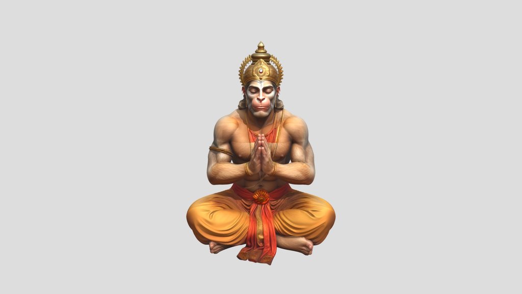 Hanuman Ji 3d model