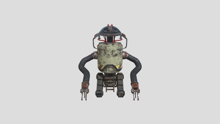 Robot - Rusted (Texturing project) 3D Model