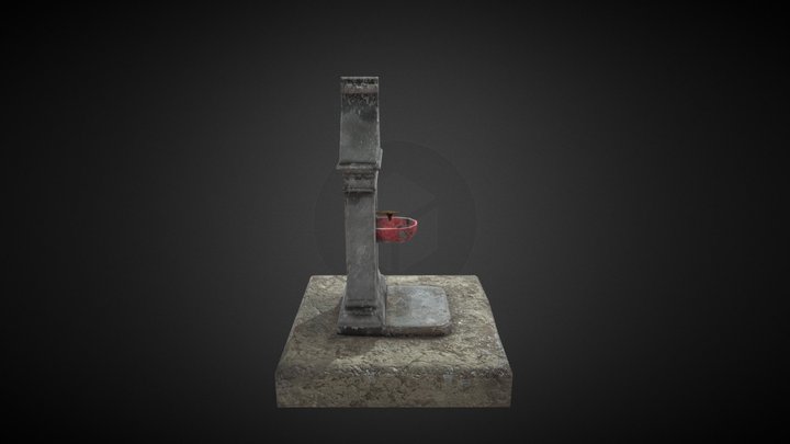 Old Drinking Fountain 3D Model