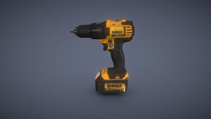 Cordless Drill 3D Model