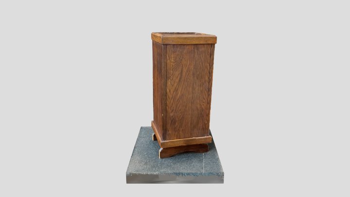 Small wooden cabinet RealityScan 3D Model