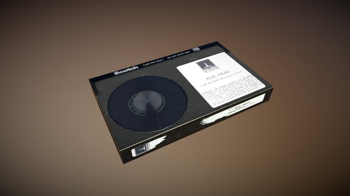 Betamax Cassette 3D Model