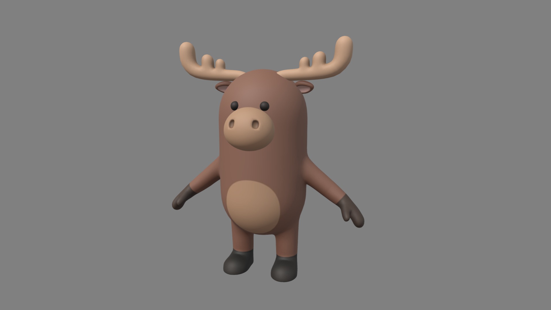 Moose Character Buy Royalty Free 3d Model By Bariacg [0da6867] Sketchfab Store