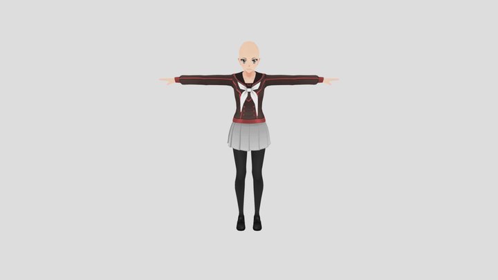 New long uniform's 3D model 3D Model