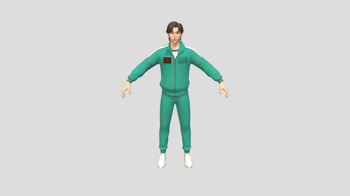 Ddakji Defender | Seong Gi-Hun | Fortnite 3D Model