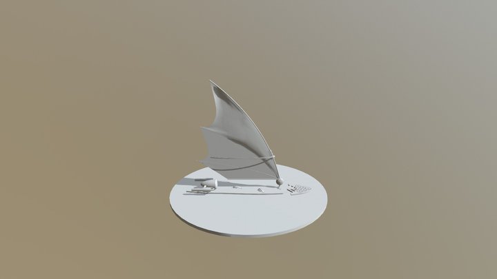 Solar Board - Treasure Planet 3D Model