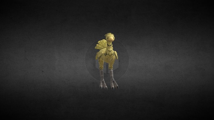 my CHOCOBO 3D Model