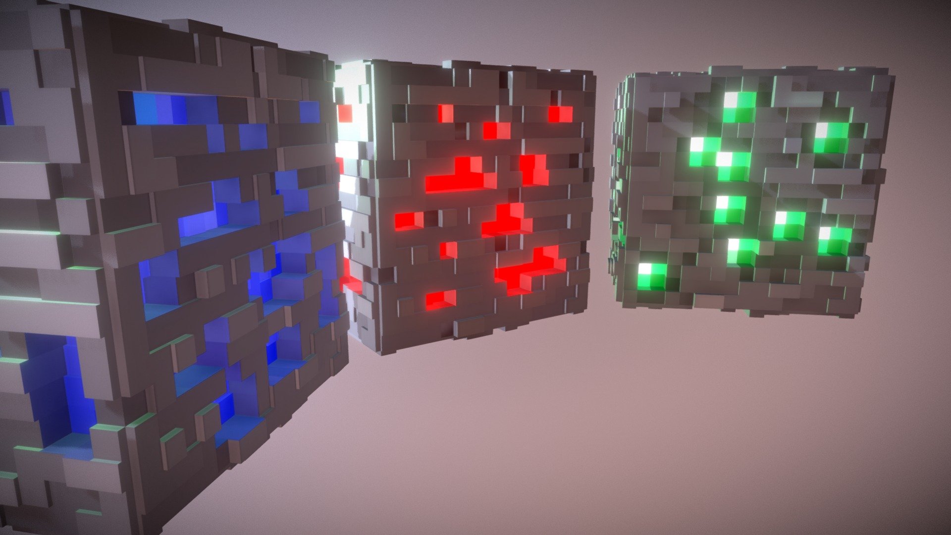 3 Cube Scene