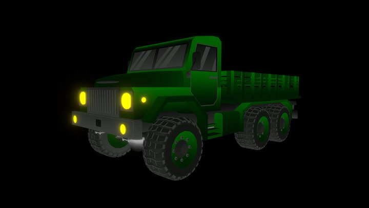 Military Truck 3D Model