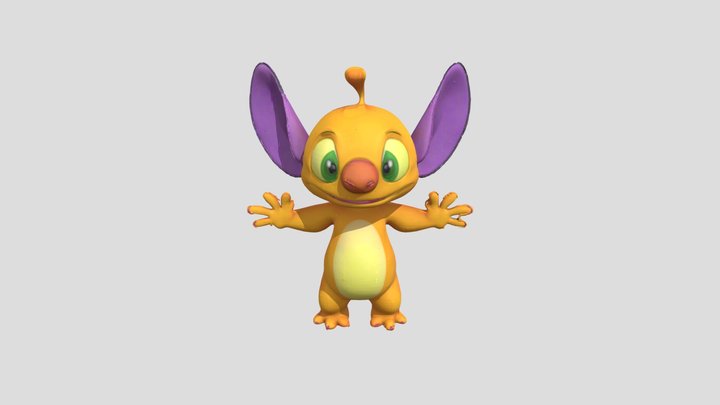 Orange Purple Ears – Modelo 3D gratuito STL