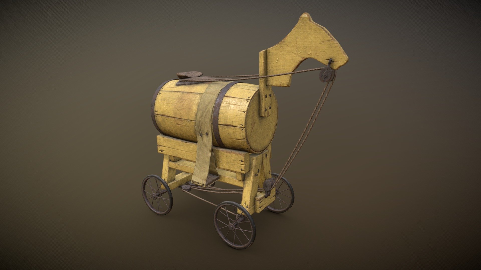 Mechanical horse toy