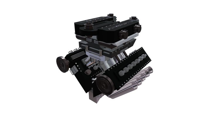 Engine - webpage 3D Model