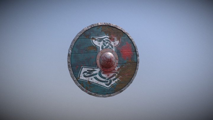 Viking Shield 3D Model