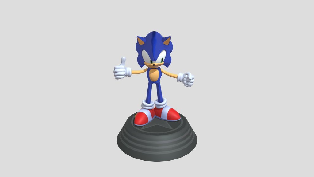 Sonic statue