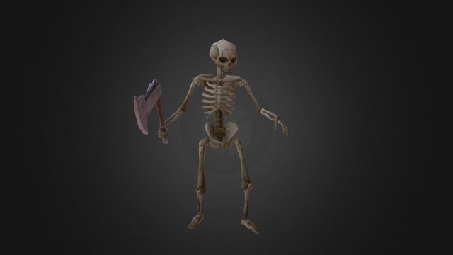 Gothical: Skeleton 3D Model