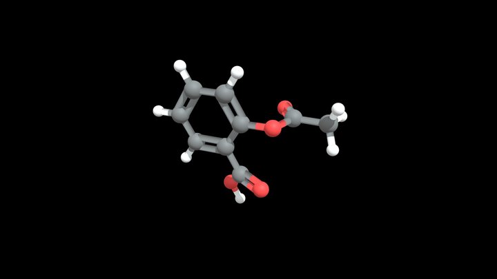 Aspirin – Modello 3D gratuito STL