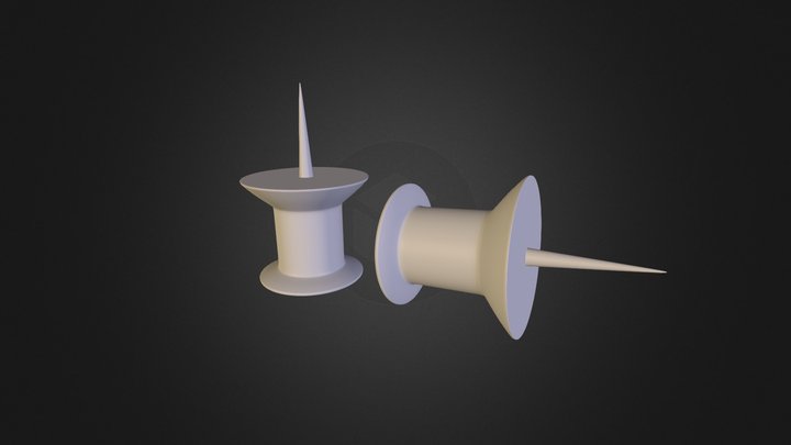 Thumbtacks 3D Model