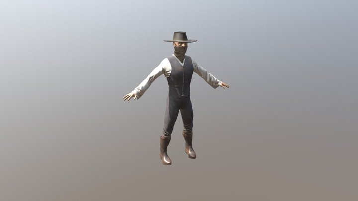 Outlaw Mesh 3D Model