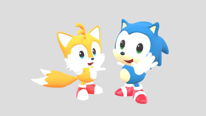 sonic and frinds 3D Model