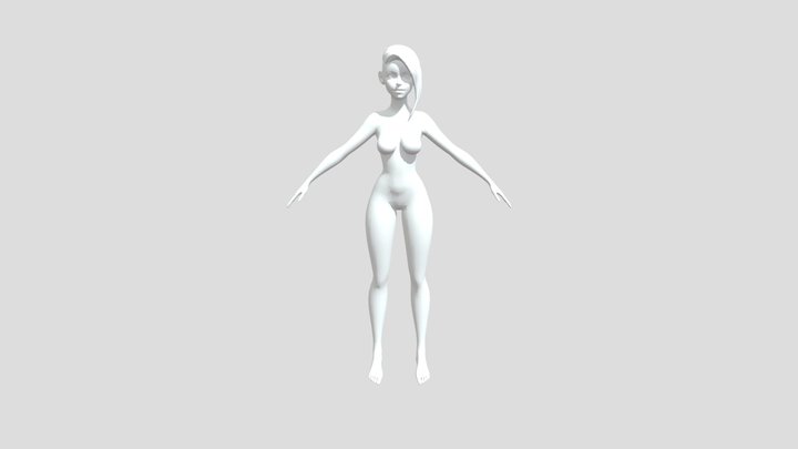 Stylizedgirl_2019_LP 3D Model