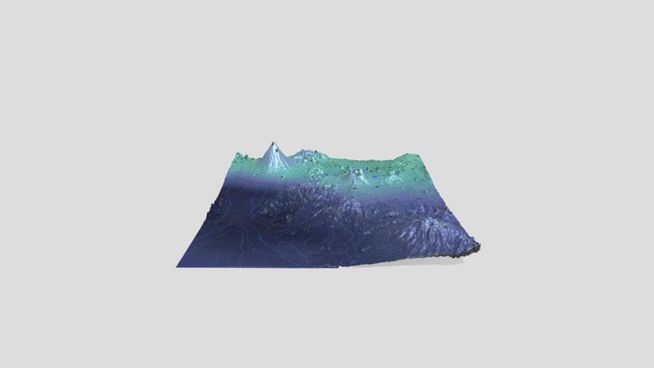Complejo de cuencas de Amatitlán 3D Model