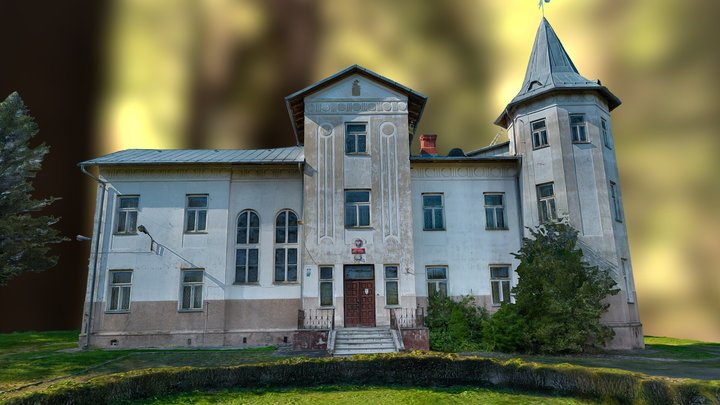Kultura3D - Zamoyski Palace in Maziarnia, Poland 3D Model