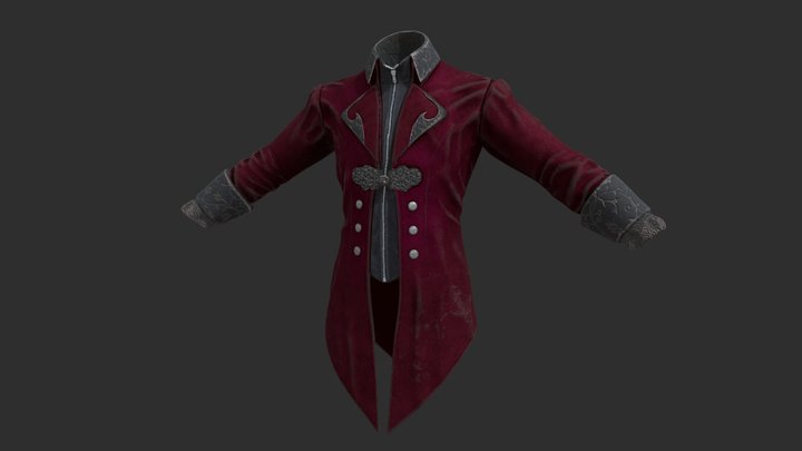 Tail Coat 3D Model