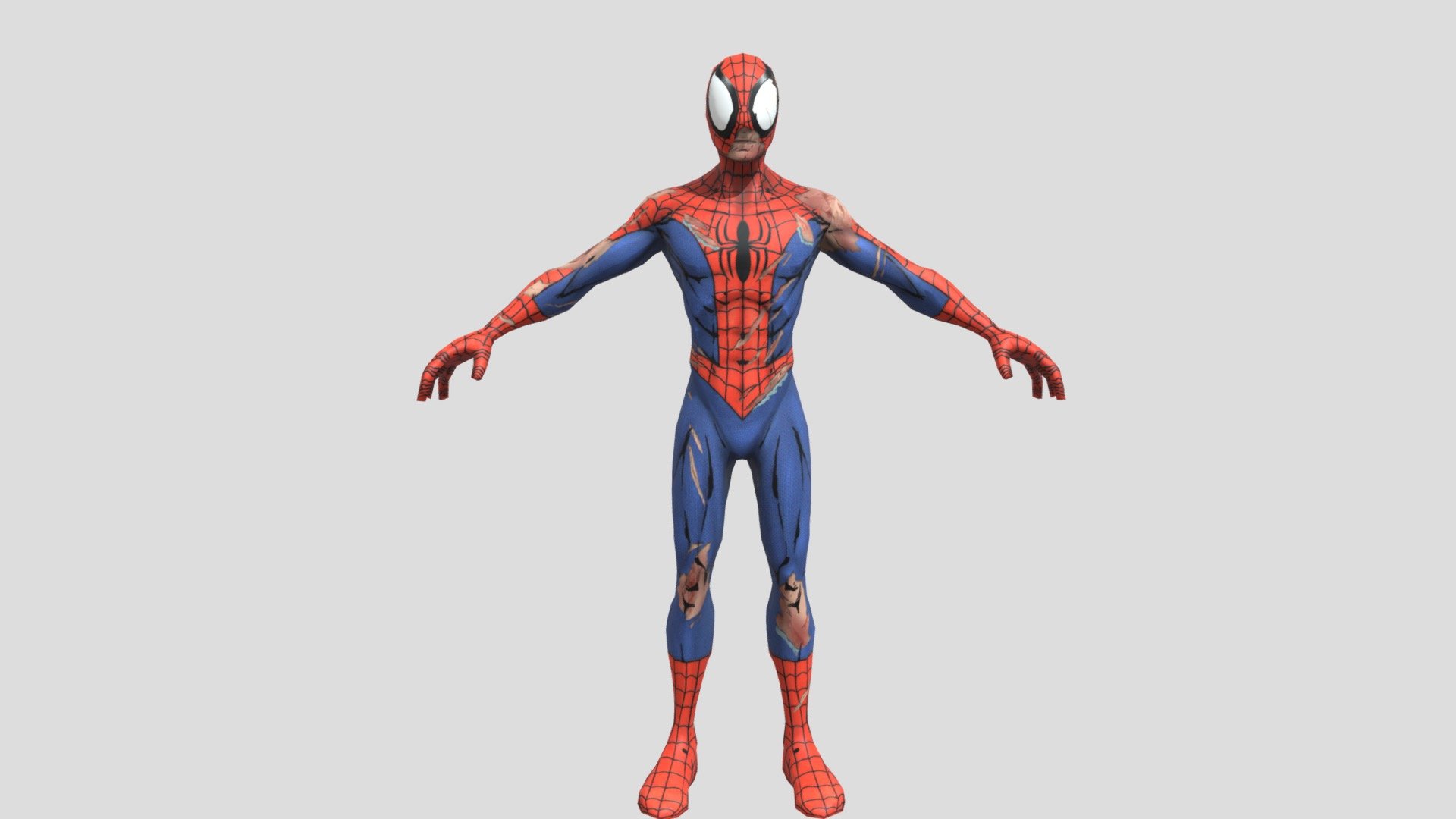 Spider-man unlimted game BattleDamage suit - Download Free 3D model by ...