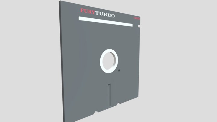 Floppy Disk 5.25 3D Model